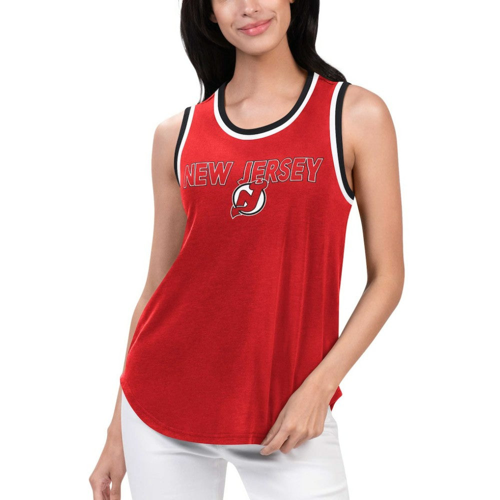 New Jersey Devils G-III 4Her by Carl Banks Women's Strategy Tank Top