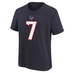 NFL Houston Texans C.J. Stroud Preschool Player Name & Number T-Shirt