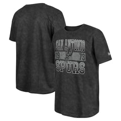 San Antonio Spurs Enzyme Washed Oversized T-Shirt - Black | New Era for sale