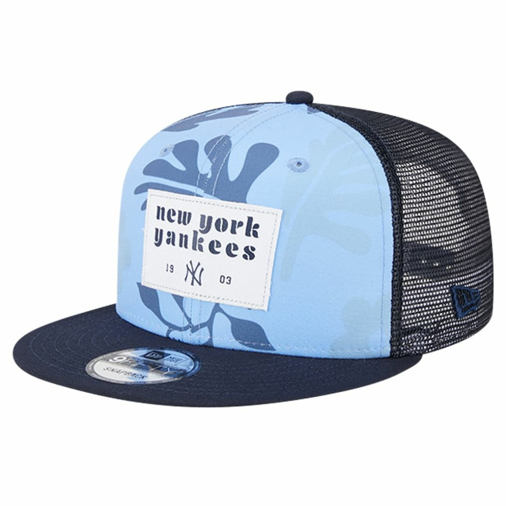 New York Yankees Bikini Bottom Trucker 9FIFTY Snapback Hat - Navy | New Era