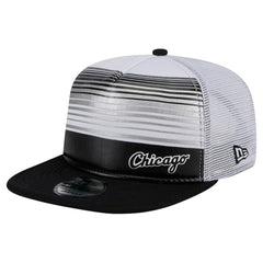 Chicago White Sox Team Horizon 9FIFTY A-Frame Trucker Snapback Hat - Black | New Era