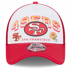 NFL San Francisco 49ers Retro Wordmark A-Frame 9FORTY Adjustable Hat