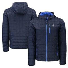 Chicago Cubs Cutter & Buck Cooperstown Collection Rainier Primaloft Eco Full-Zip Hooded Jacket - Navy