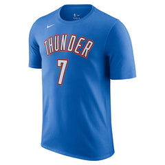 Chet Holmgren Oklahoma City Thunder Icon Edition Name & Number T-Shirt - Blue | Nike discount