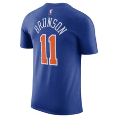 Jalen Brunson New York Knicks Icon Edition Name & Number T-Shirt - Blue | Nike cheap