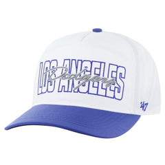 Los Angeles Dodgers Lineman Hitch Adjustable Hat - White | 47 brand