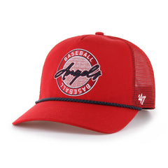Los Angeles Angels Promenade Hitch Adjustable Hat - Red | 47 brand