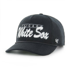 Chicago White Sox Corduroy Hitch Adjustable Hat - Black | 47 brand