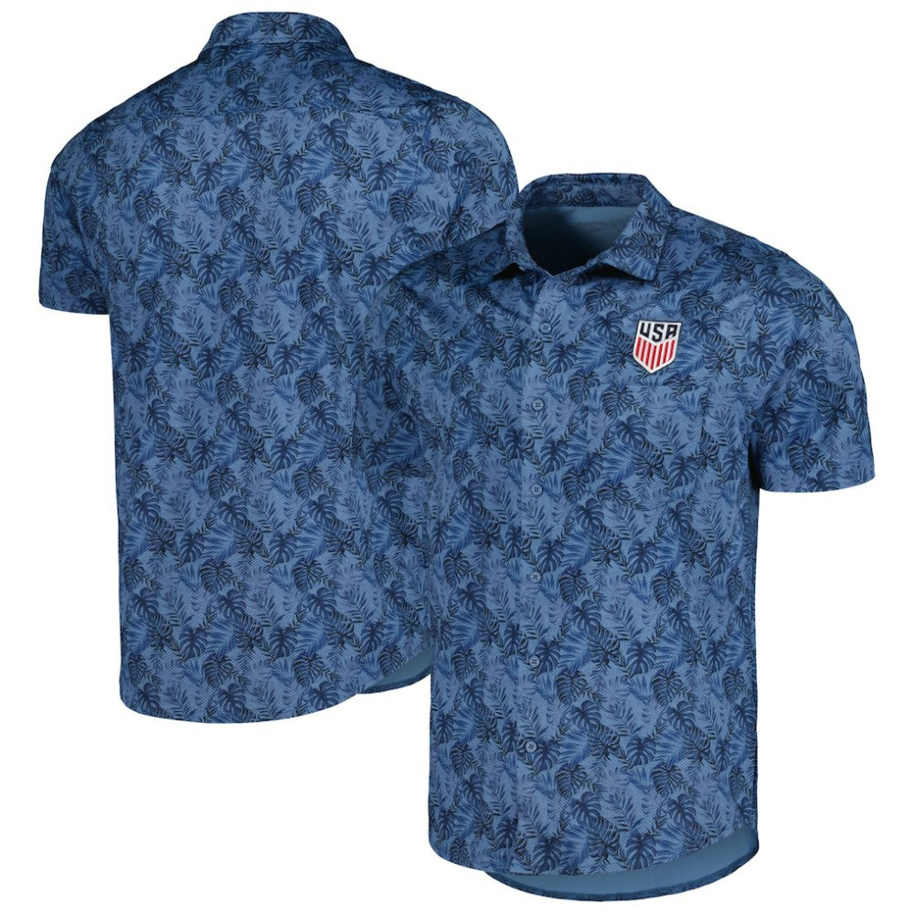 USMNT Antigua Resort Button-Up Shirt / Soccer Sale