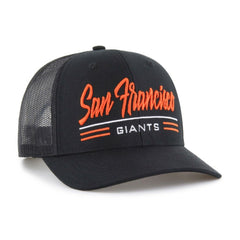 San Francisco Giants Garner Trucker Adjustable Hat - Black | 47 brand