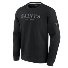 NFL New Orleans Saints Unisex Elements Unlimited Fleece Pullover Sweatshirt