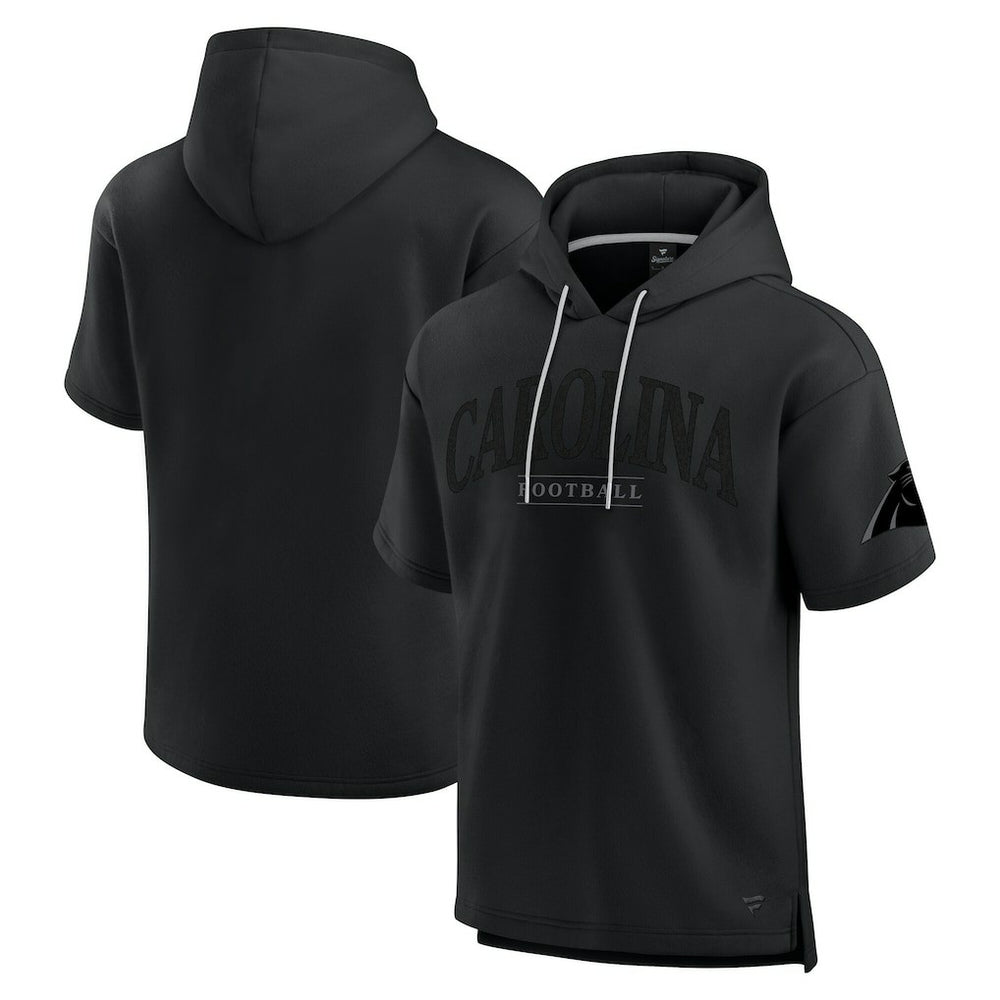NFL Carolina Panthers Unisex Elements Ready Short Sleeve Pullover Hoodie