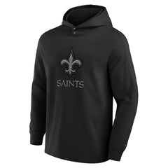 NFL New Orleans Saints Elements Blaze Tri-Blend Long Sleeve Hoodie T-Shirt