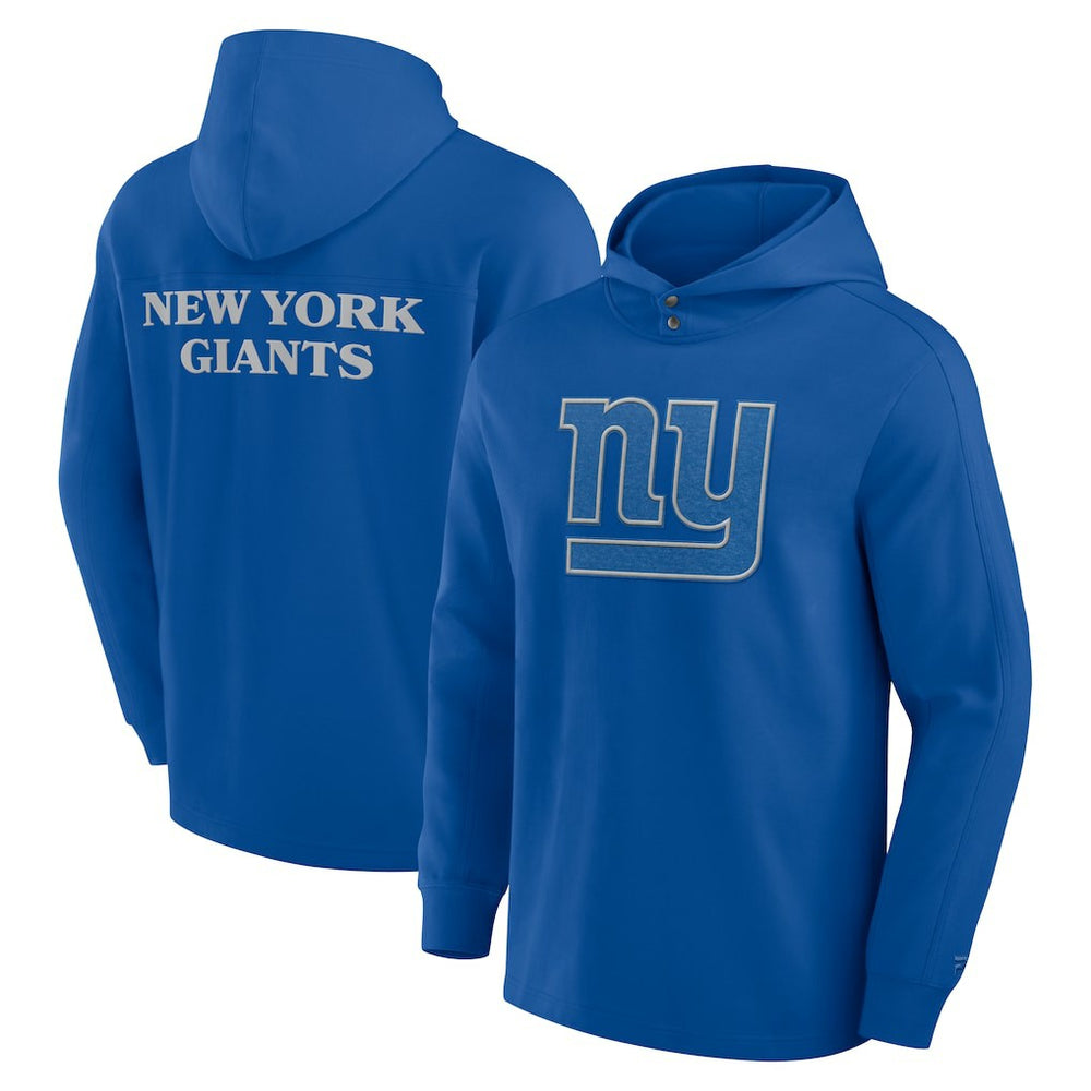 NFL New York Giants Elements Blaze Tri-Blend Long Sleeve Hoodie T-Shirt