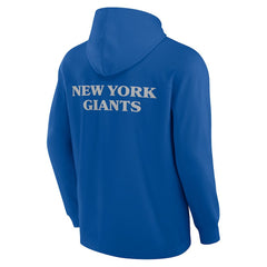 NFL New York Giants Elements Blaze Tri-Blend Long Sleeve Hoodie T-Shirt