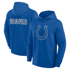 NFL Indianapolis Colts Elements Blaze Tri-Blend Long Sleeve Hoodie T-Shirt