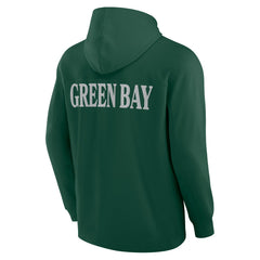NFL Green Bay Packers Elements Blaze Tri-Blend Long Sleeve Hoodie T-Shirt