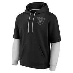 NFL Las Vegas Raiders Unisex Sleek Elements Pullover Hoodie