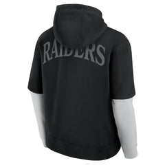 NFL Las Vegas Raiders Unisex Sleek Elements Pullover Hoodie