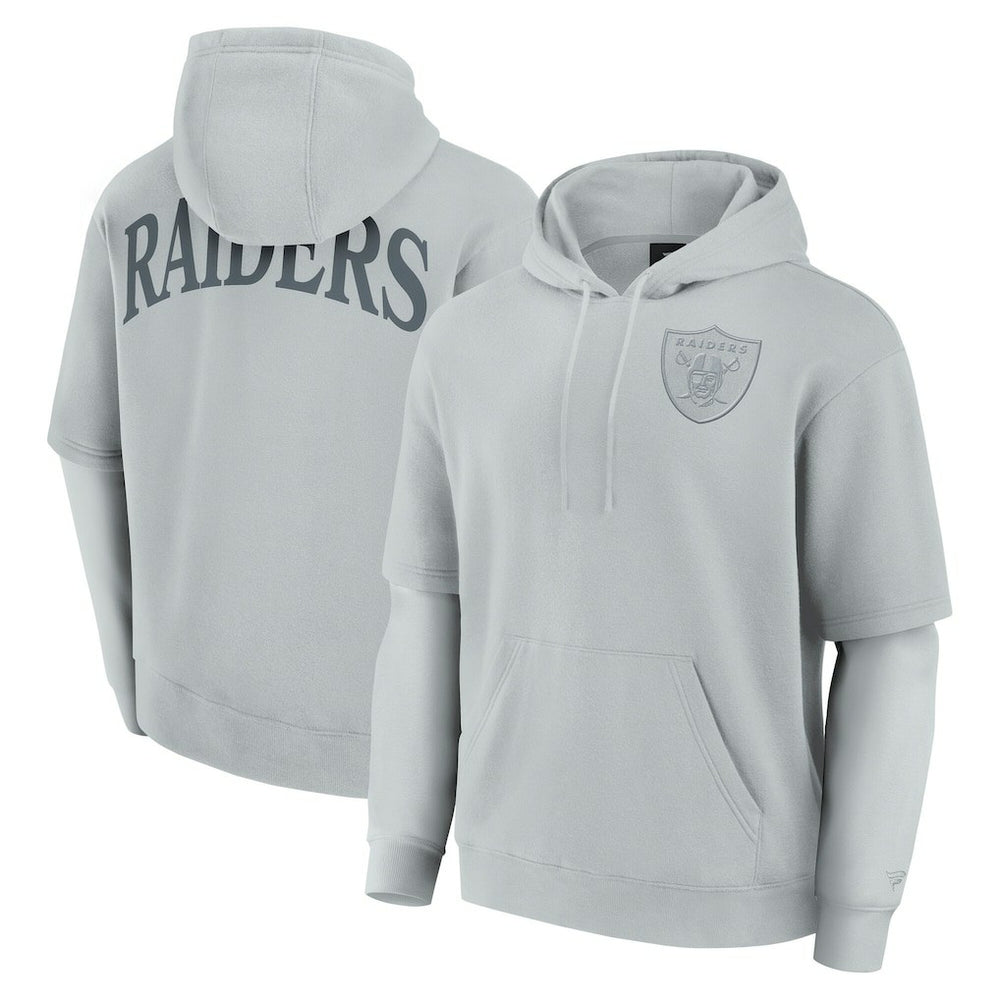 NFL Las Vegas Raiders Unisex Sleek Elements Pullover Hoodie