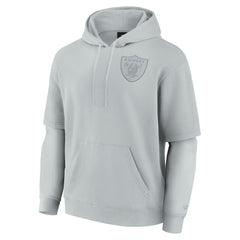 NFL Las Vegas Raiders Unisex Sleek Elements Pullover Hoodie