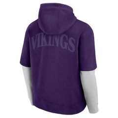 NFL Minnesota Vikings Unisex Sleek Elements Pullover Hoodie