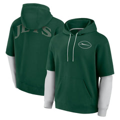 NFL New York Jets Unisex Sleek Elements Pullover Hoodie