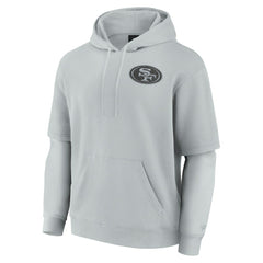 NFL San Francisco 49ers Unisex Sleek Elements Pullover Hoodie