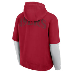 NFL San Francisco 49ers Unisex Sleek Elements Pullover Hoodie