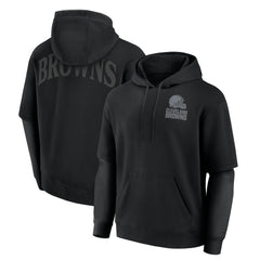 NFL Cleveland Browns Unisex Sleek Elements Pullover Hoodie