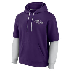 NFL Baltimore Ravens Unisex Sleek Elements Pullover Hoodie