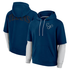 NFL Houston Texans Unisex Sleek Elements Pullover Hoodie