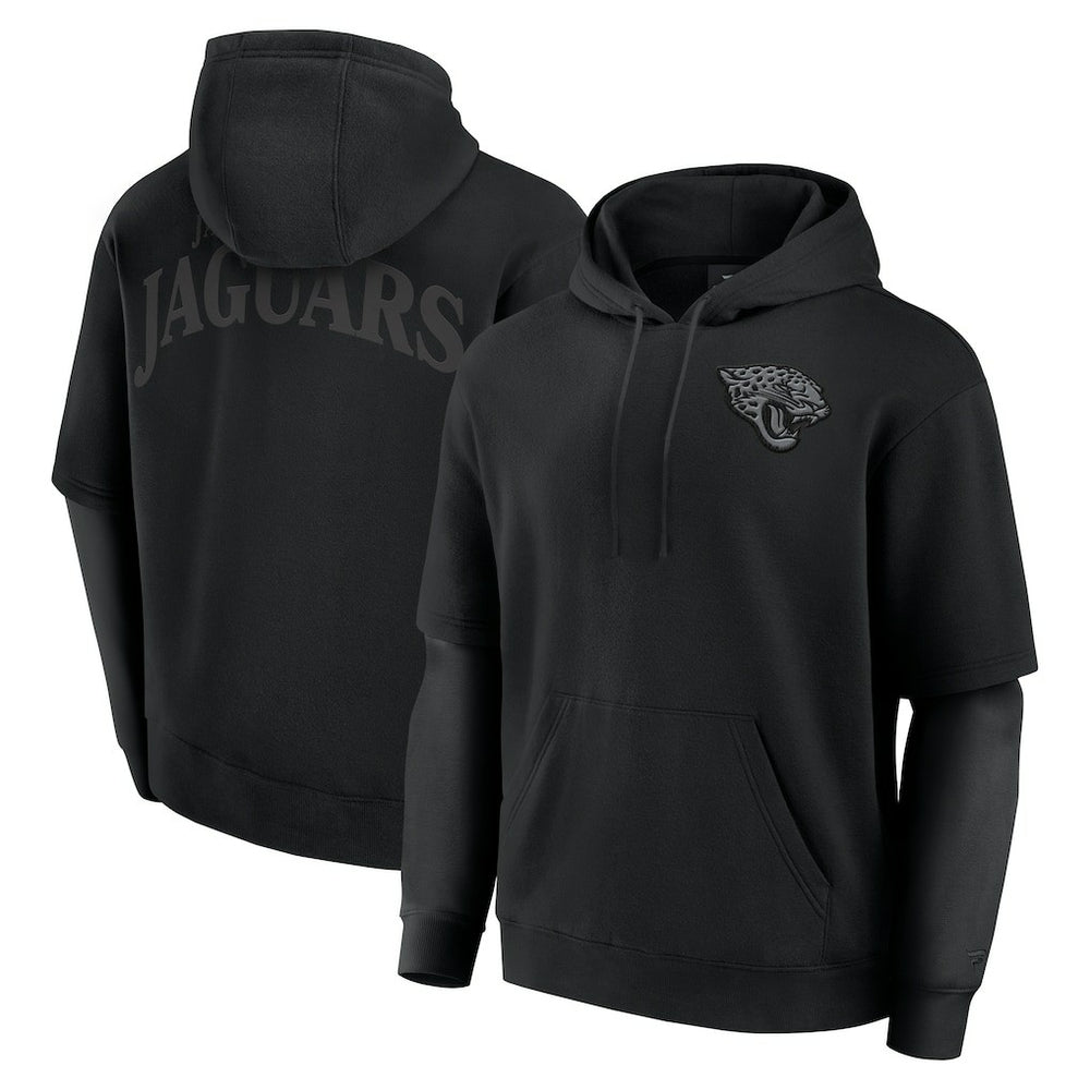 NFL Jacksonville Jaguars Unisex Sleek Elements Pullover Hoodie