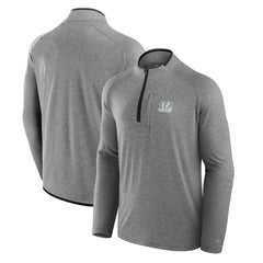 NFL Cincinnati Bengals Unisex Front Office Performance Primary Quarter-Zip Jacket