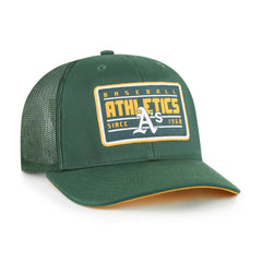 Oakland Athletics Hardline Trucker Adjustable Hat - Green | 47 brand