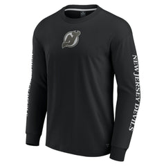New Jersey Devils Fanatics Elements Strive Long Sleeve T-Shirt