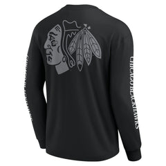 Chicago Blackhawks Fanatics Elements Strive Long Sleeve T-Shirt