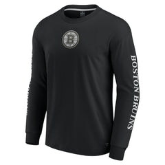 Boston Bruins Fanatics Elements Strive Long Sleeve T-Shirt