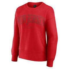 New Jersey Devils Fanatics Women's Elements Flow Pullover Sweatshirt