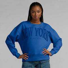 New York Rangers Fanatics Women's Elements Flow Pullover Sweatshirt