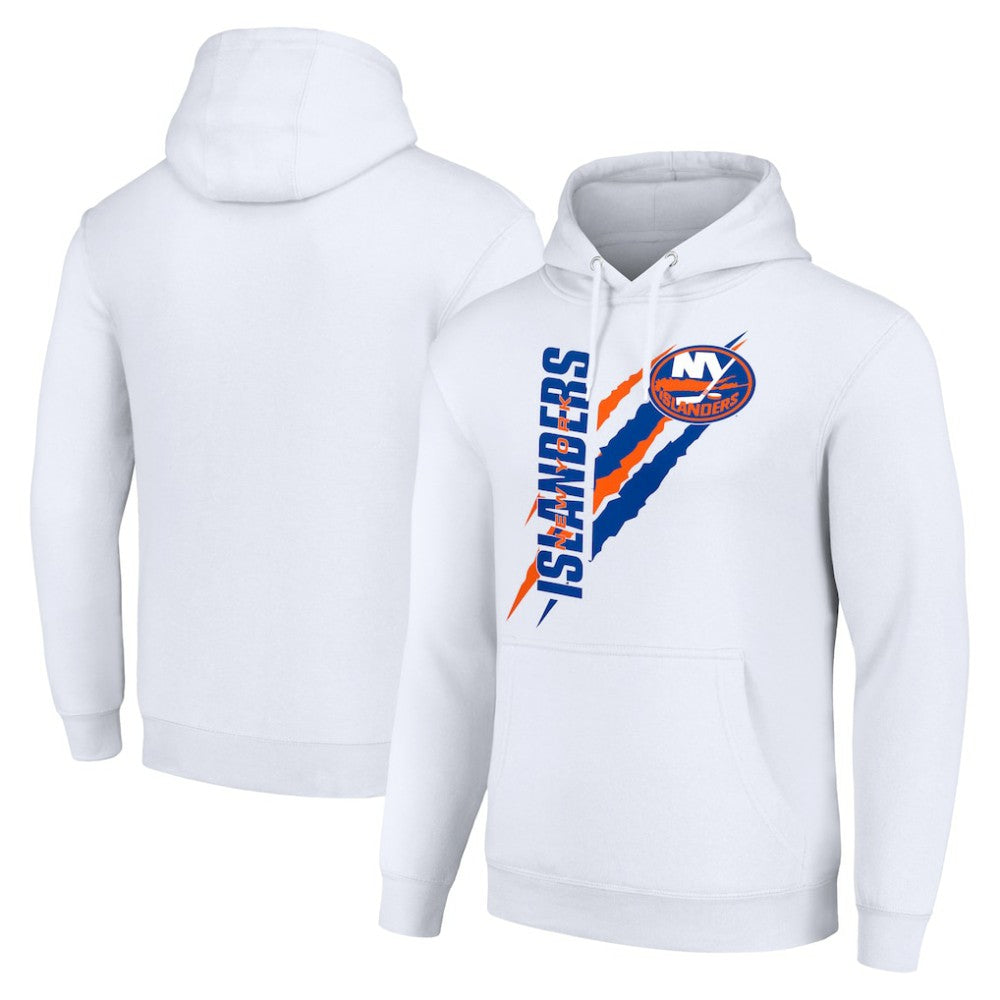 New York Islanders Starter Color Scratch Fleece Pullover Hoodie