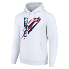 Columbus Blue Jackets Starter Color Scratch Fleece Pullover Hoodie