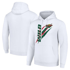 Minnesota Wild Starter Color Scratch Fleece Pullover Hoodie