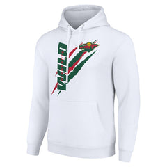 Minnesota Wild Starter Color Scratch Fleece Pullover Hoodie