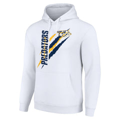 Nashville Predators Starter Color Scratch Fleece Pullover Hoodie