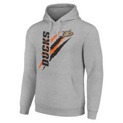 Anaheim Ducks Starter Color Scratch Fleece Pullover Hoodie