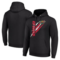 Minnesota Wild Starter Color Scratch Fleece Pullover Hoodie