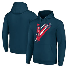 Columbus Blue Jackets Starter Color Scratch Fleece Pullover Hoodie