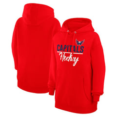 Washington Capitals G-III 4Her by Carl Banks Women's Team Fleece Pullover Hoodie