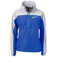 Los Angeles Dodgers Cutter & Buck Women's City Connect Charter Eco Recycled Half-Zip Anorak Jacket - Royal